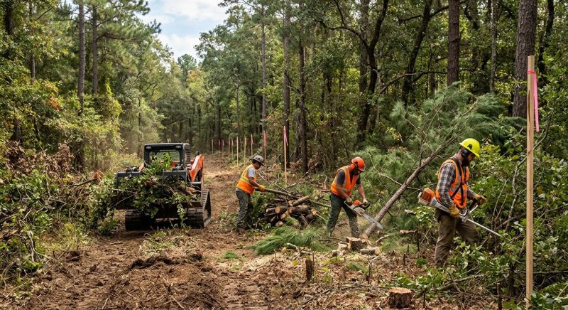 Hill Clearing in Gwinnett County, GA