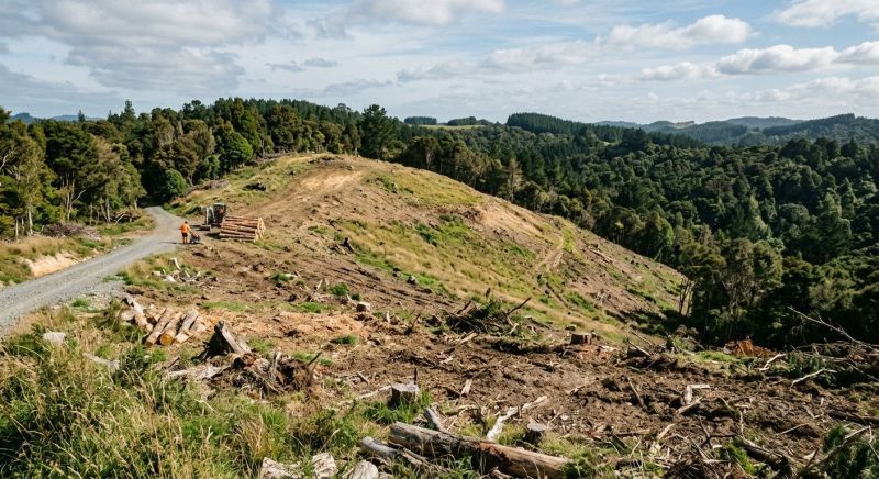 Easement Land Clearing in Gwinnett County, GA
